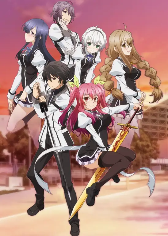 Poster anime Rakudai Kishi no Cavalry