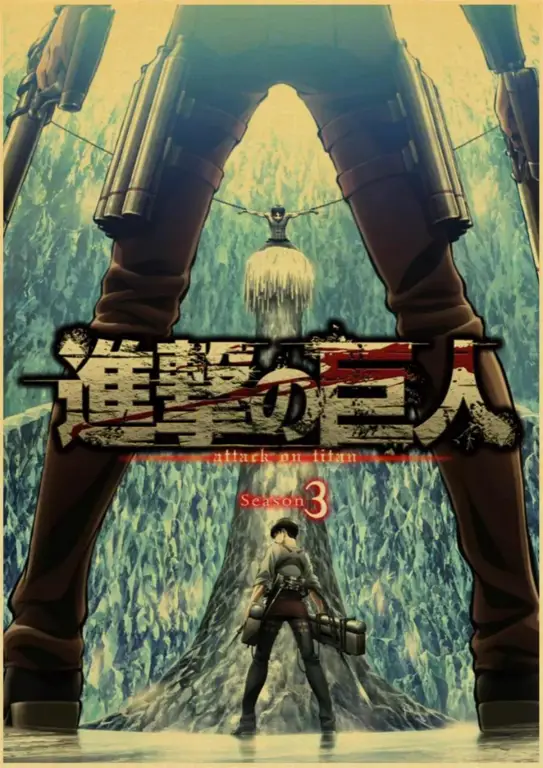 Poster resmi Shingeki no Kyojin Season 2