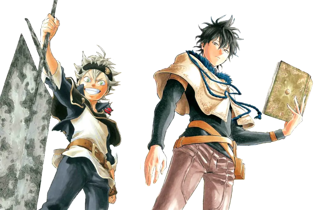 Asta dan Yuno dalam Black Clover