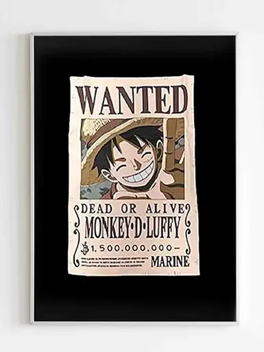 Luffy dan poster buruannya