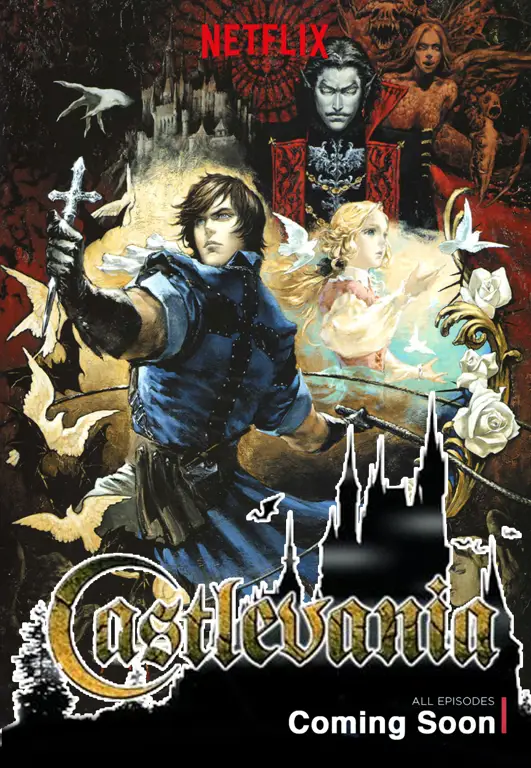 Poster Castlevania season 2 dengan subtitle Indonesia