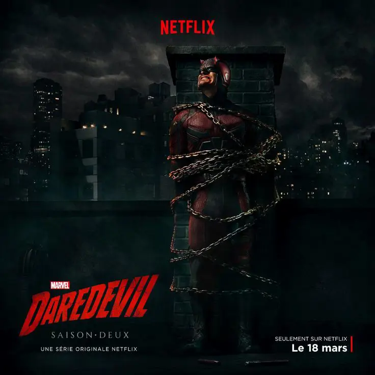 Poster Daredevil Musim 2 Gambar promosi Daredevil musim 2