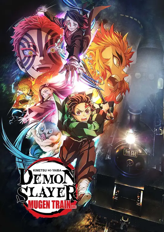 Poster film Demon Slayer: Mugen Train