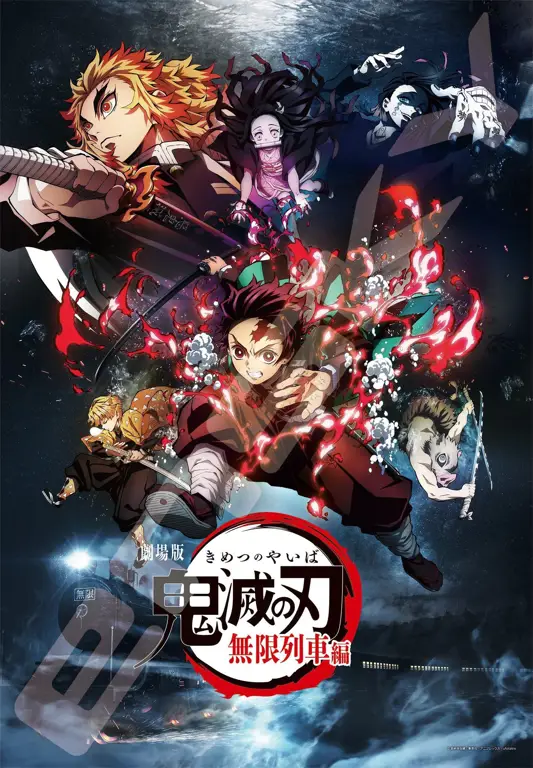 Poster film Demon Slayer: Mugen Train