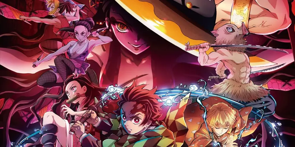 Poster Demon Slayer Season 2 Gambar promosi Demon Slayer season 2