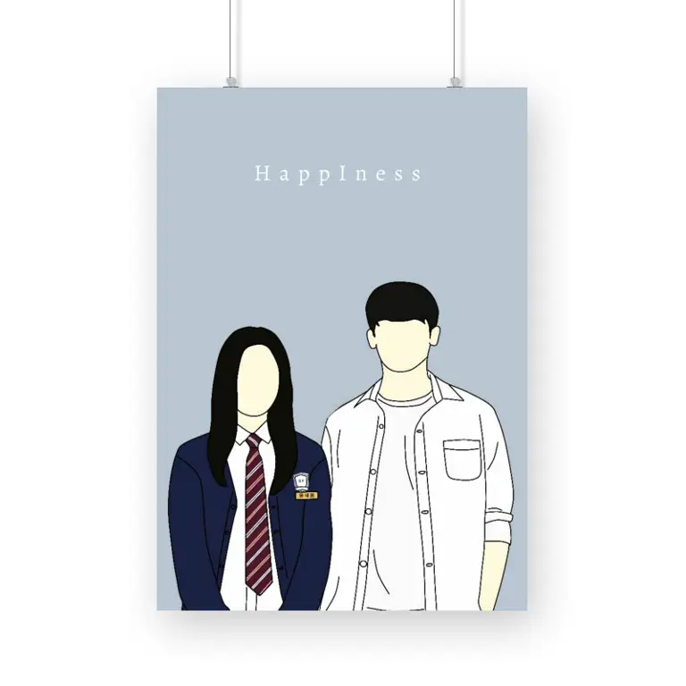 Poster drama Korea Happiness