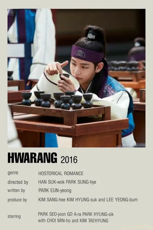 Poster drama Korea Hwarang