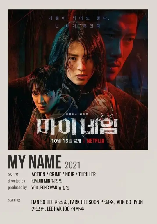 Poster drama Korea My Name