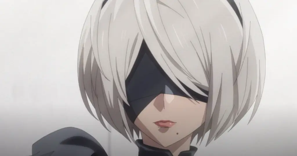 Gambar kunci dari episode 13 Nier Automata