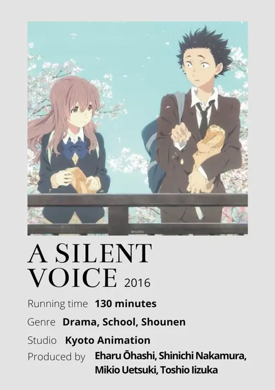 Poster film Koe no Katachi