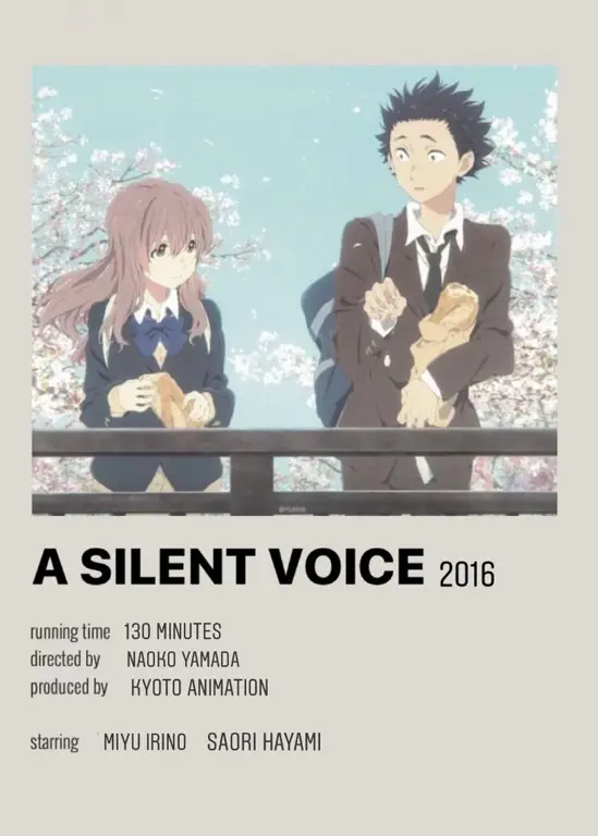 Poster film A Silent Voice