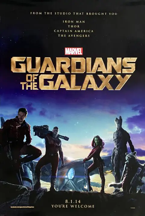 Poster film animasi Guardians of the Galaxy