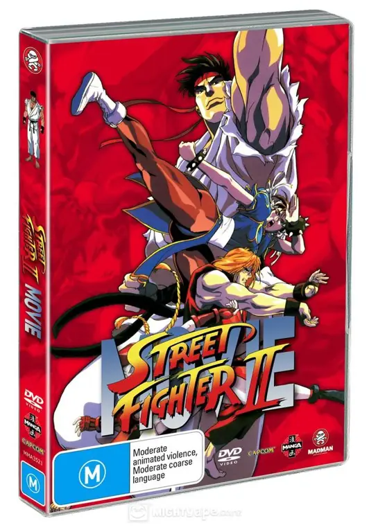 Poster film animasi Street Fighter II