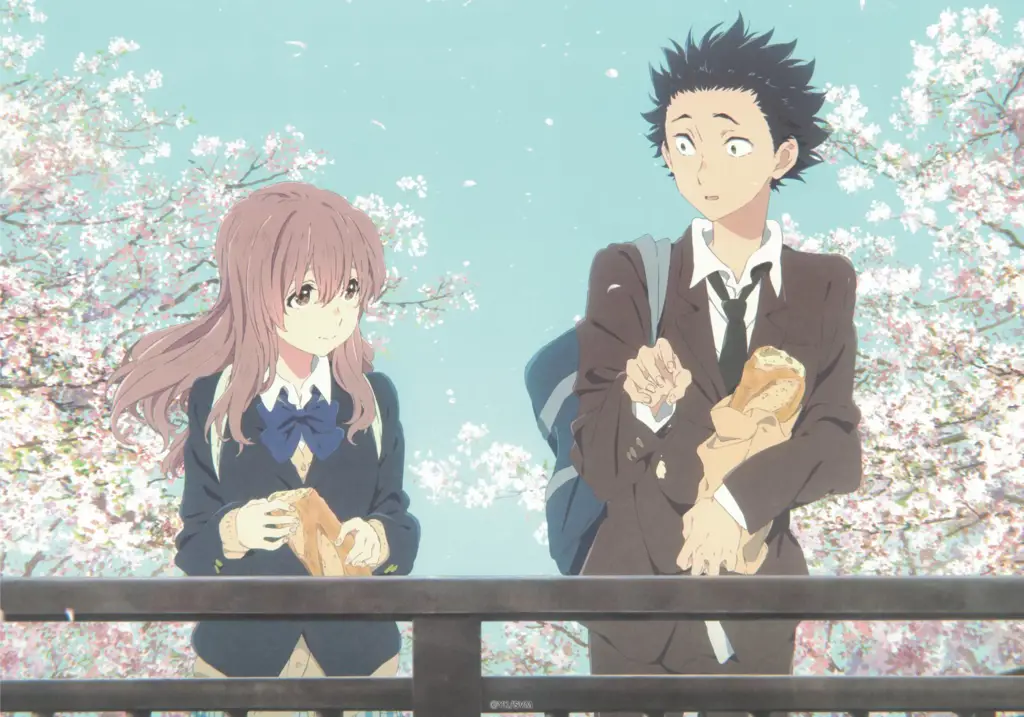 Poster film anime A Silent Voice