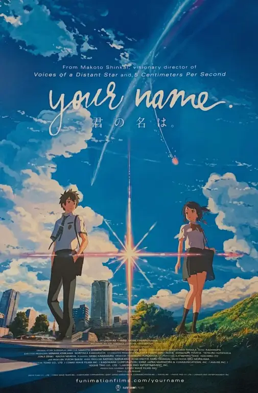 Poster film Kimi no Na wa