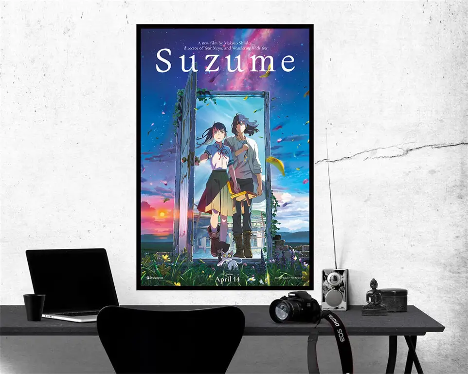 Poster film anime Suzume