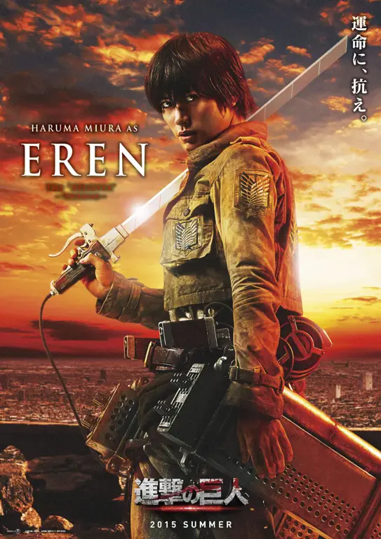 Poster film live action Attack on Titan