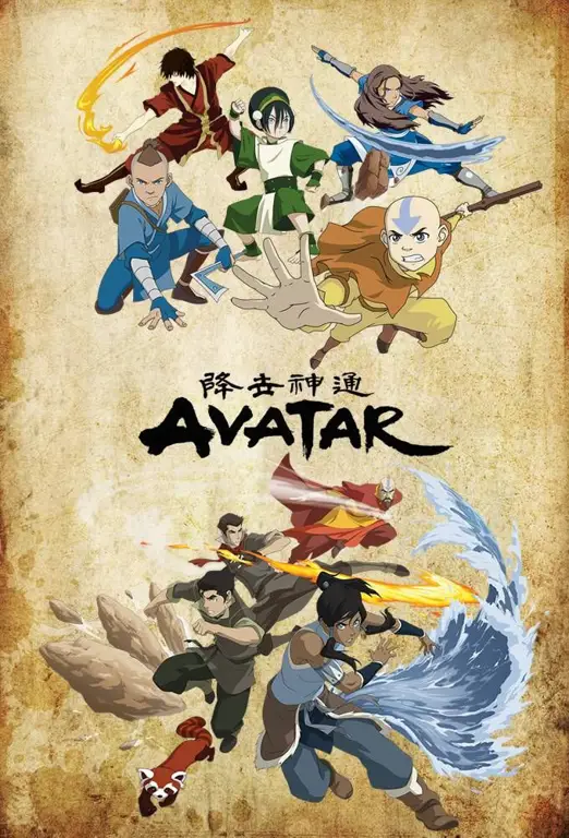 Poster film Avatar The Last Airbender