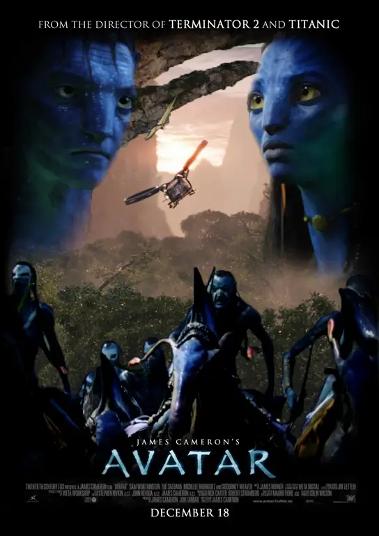 Poster film Avatar 2009