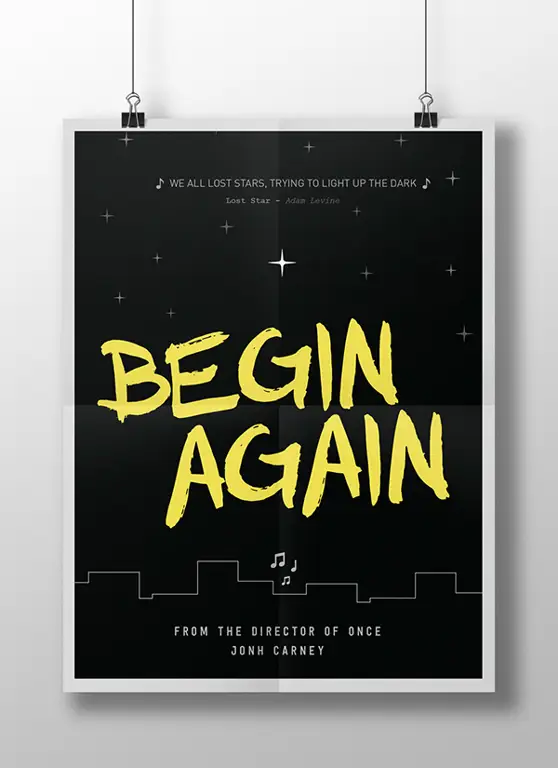 Poster film Begin Again