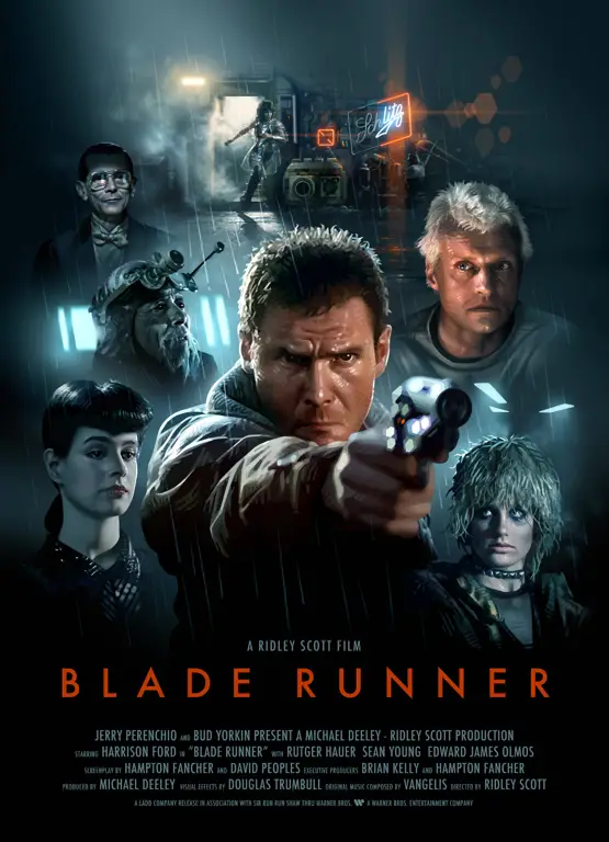 Poster film Blade Runner tahun 1982