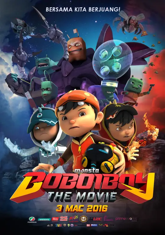 Poster film Boboiboy Movie 2