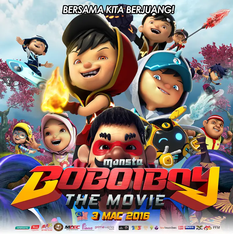 Poster Film Boboiboy the Movie