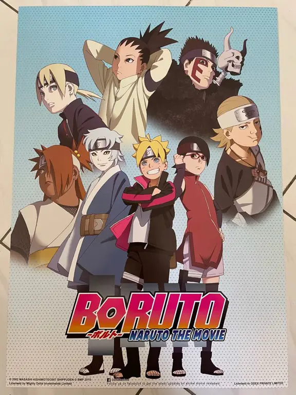Poster Film Boruto: Naruto the Movie Poster Boruto Naruto the Movie