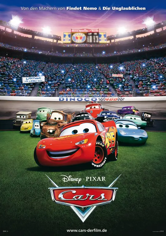 Poster film Cars 1 Bahasa Indonesia