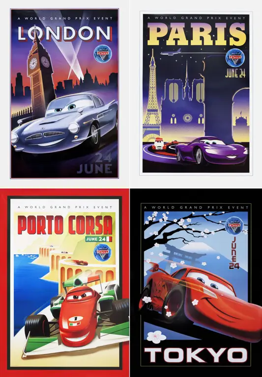 Poster film Cars 2