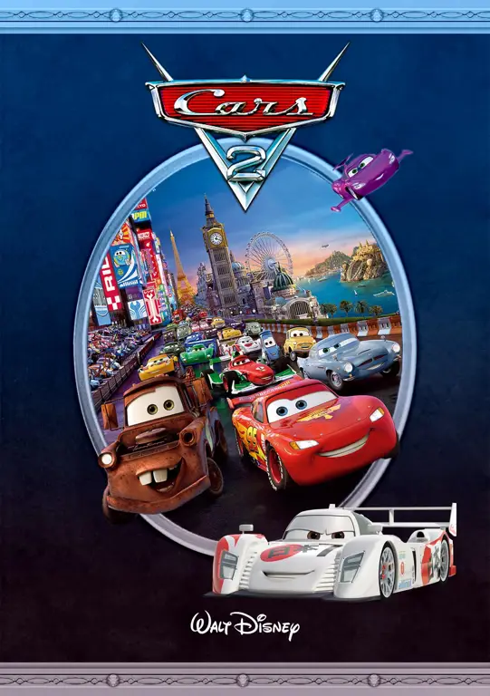 Poster film Cars 2 versi Indonesia