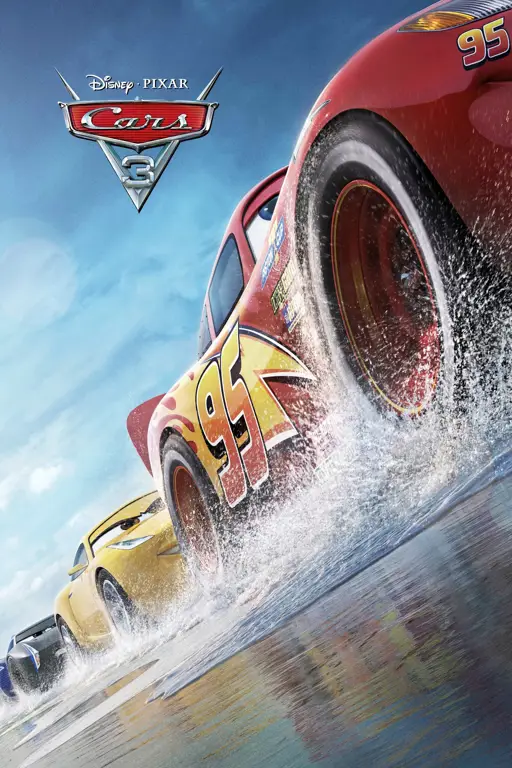 Poster film Cars dengan subtitle Indonesia