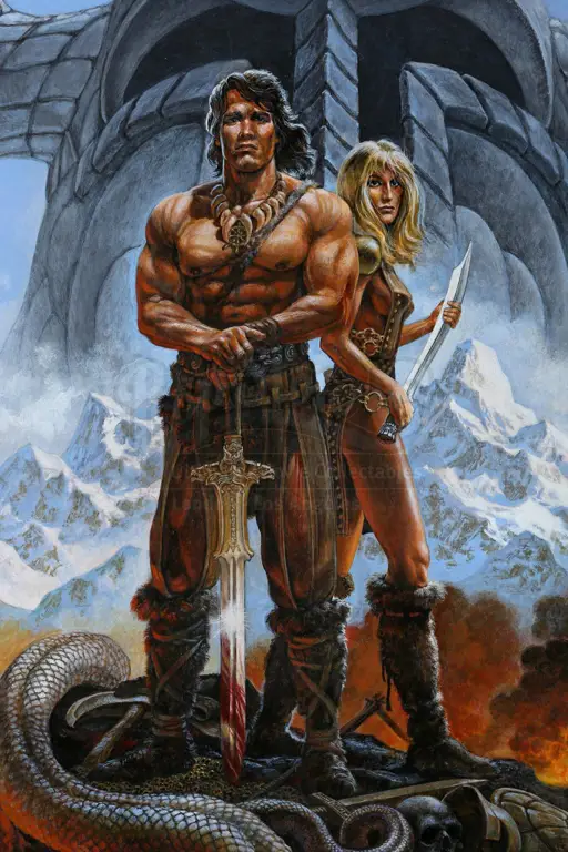 Poster film Conan the Barbarian