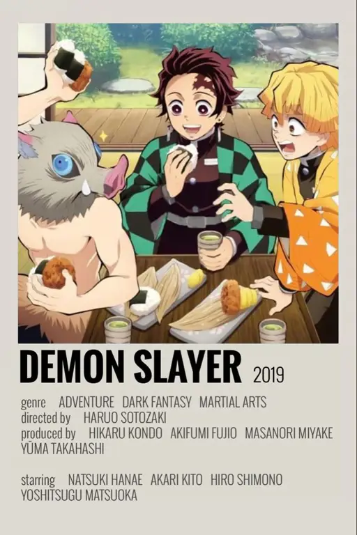 Poster film Demon Slayer di bioskop Poster film Demon Slayer di bioskop