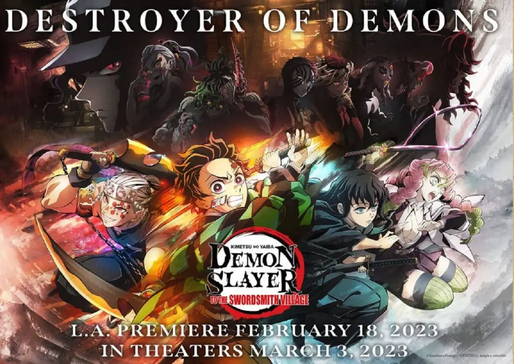 Poster film Demon Slayer