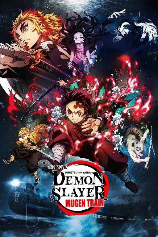 Poster film Demon Slayer: Mugen Train