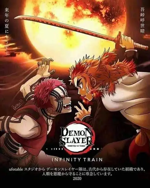 Poster film Demon Slayer: Mugen Train