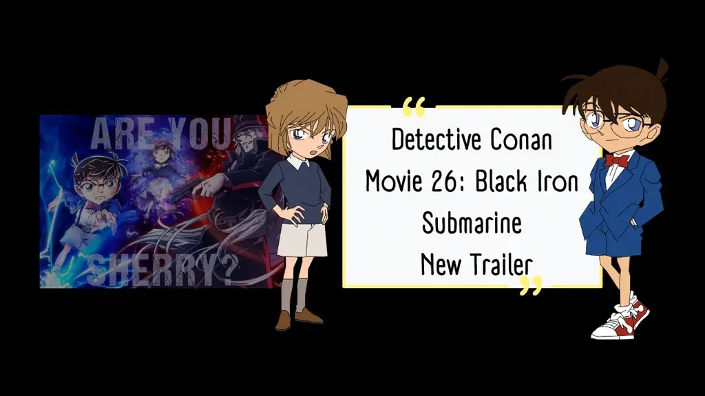 Poster film Detective Conan Movie 26: The Black Iron Submarine