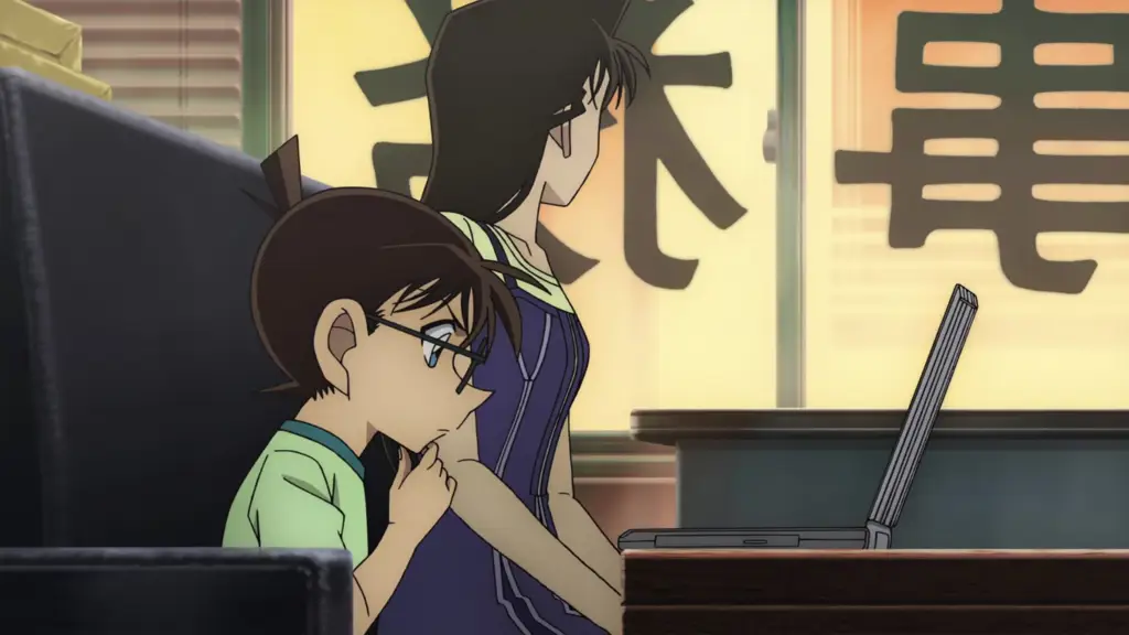Poster Film Detective Conan: The Scarlet Bullet Sub Indo Poster film Detective Conan The Scarlet Bullet dengan subtitle Indonesia