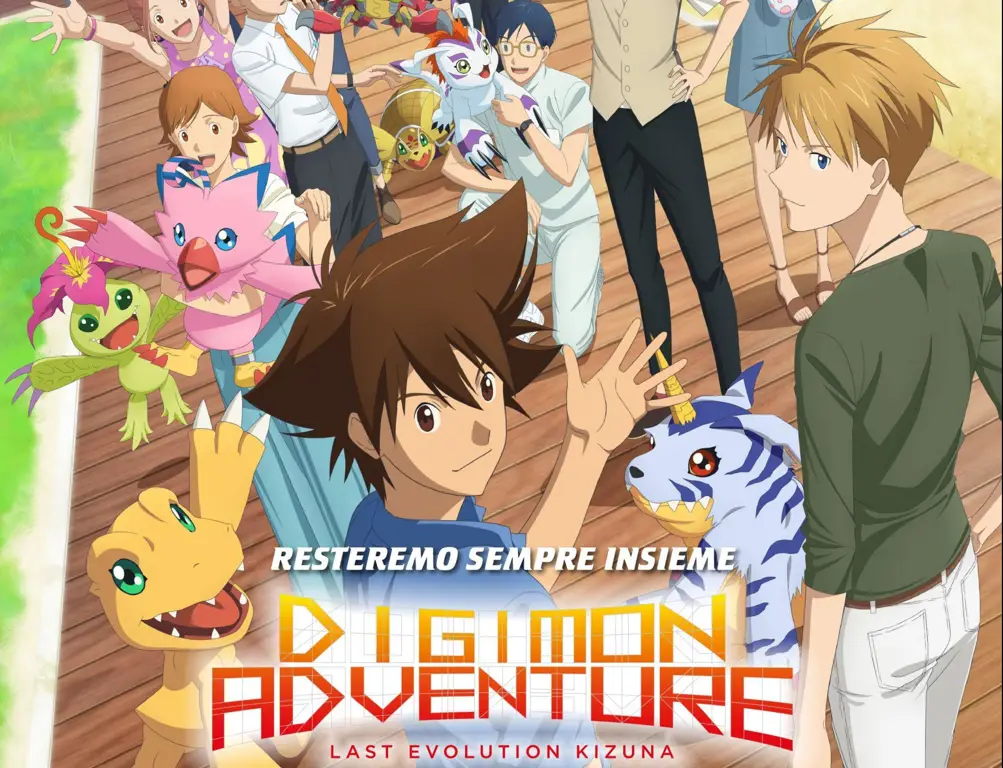 Poster film Digimon Adventure Last Evolution Kizuna