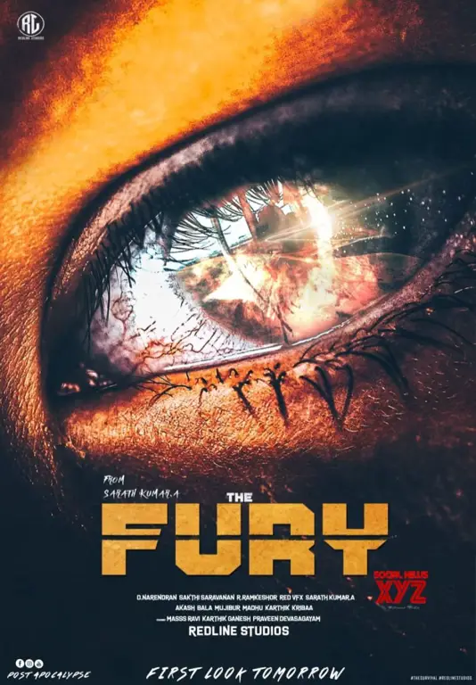 Poster film Fury dengan subtitle Indonesia