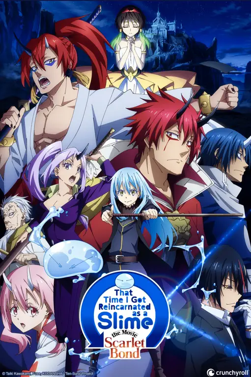 Poster film Tensei Shitara Slime Datta Ken: Guren no Kizuna-hen