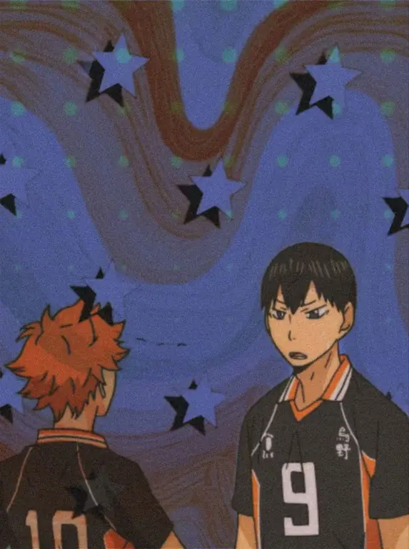 Poster film Haikyuu!! yang menampilkan para pemain utama Poster film Haikyuu!!