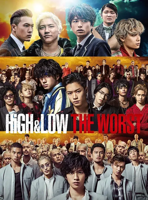 Poster film High and Low The Worst