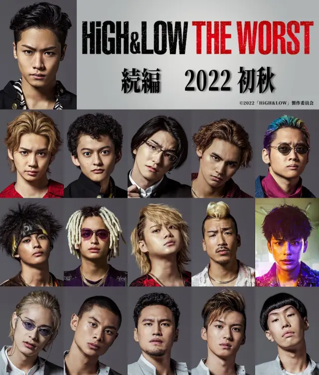 Poster film High & Low The Worst