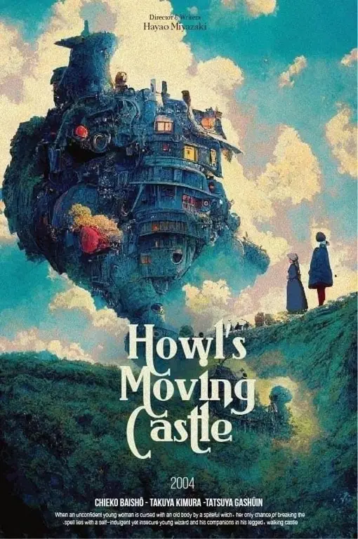 Poster film Howl's Moving Castle