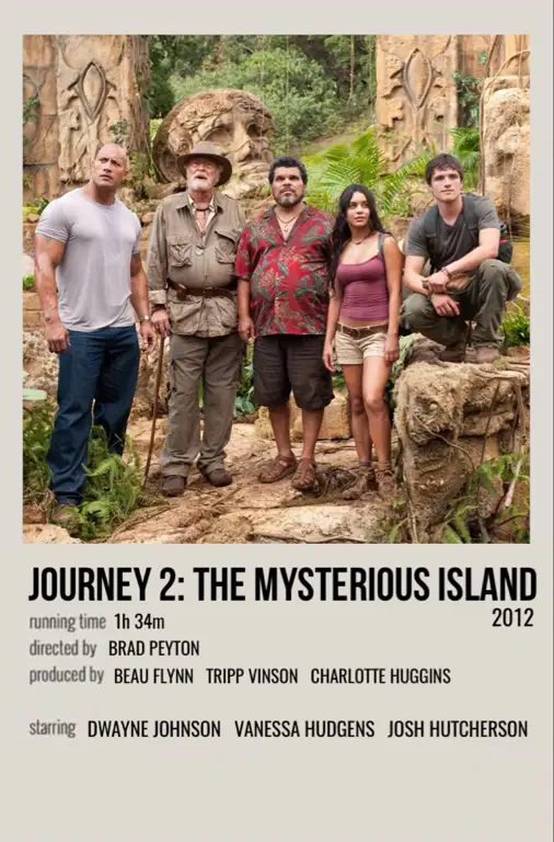 Poster film Journey 2: The Mysterious Island