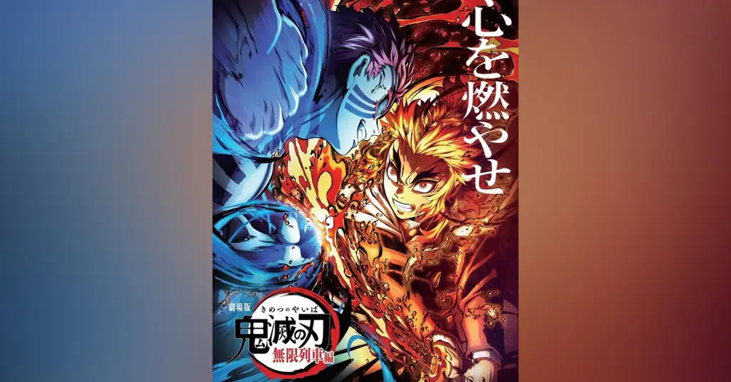 Poster film Kimetsu no Yaiba: Mugen Train