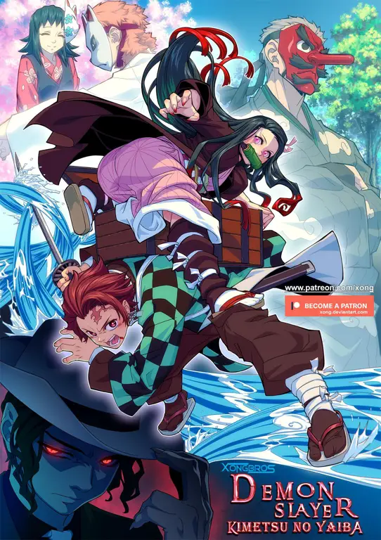 Poster film Kimetsu no Yaiba