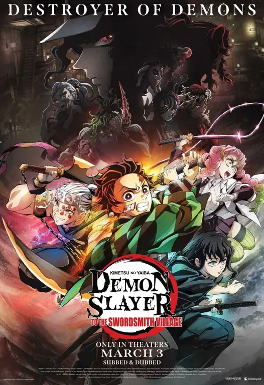 Poster film Kimetsu no Yaiba